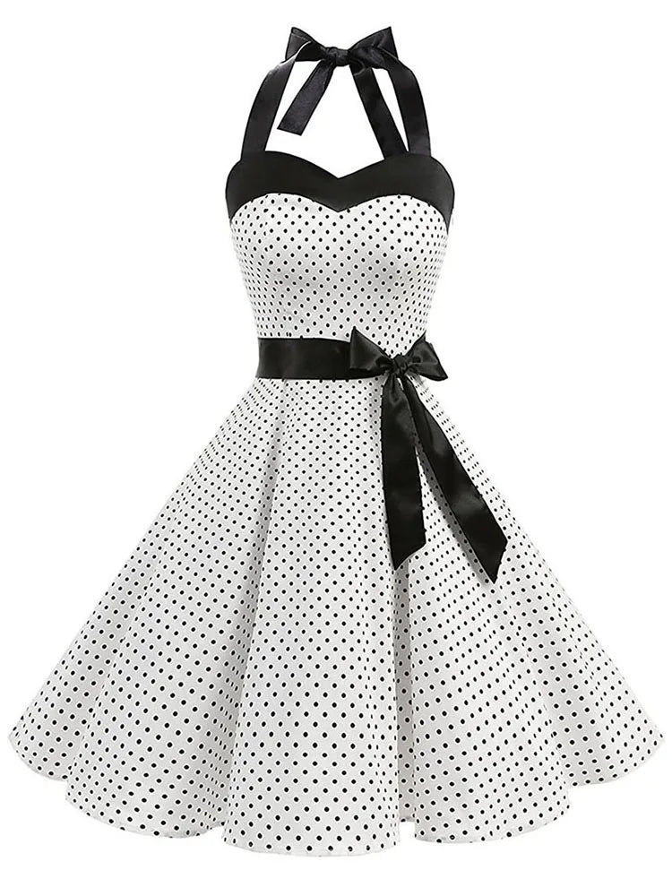 women-polka-dot-print-summer-dress-sexy-retro-white-halter-vintage-dress-robe-femme-pin-up-rockabilly-party-dress