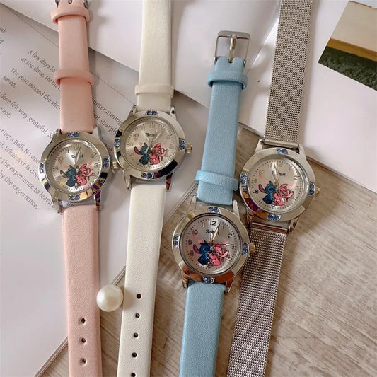 disney-stitch-girls-watches-diamond-quartz-watch-for-women-stich-cartoon-leather-wristwatches-fashion-steel-belt-watch-gift