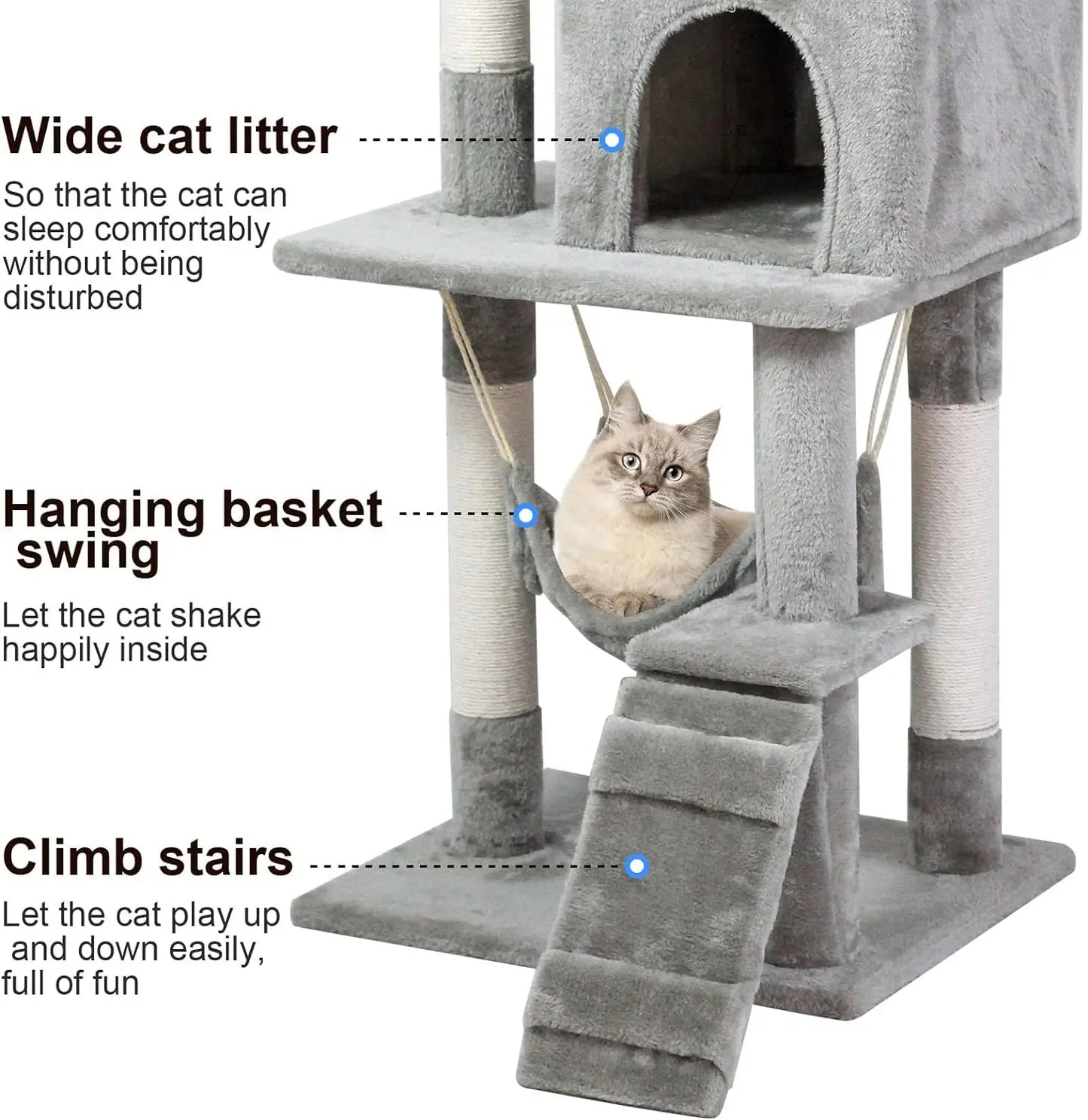 cat-tree-tower-cat-condo-with-sisal-scratching-post-activity-centre-cat-climbing-tree-with-cat-house-grey-120cm