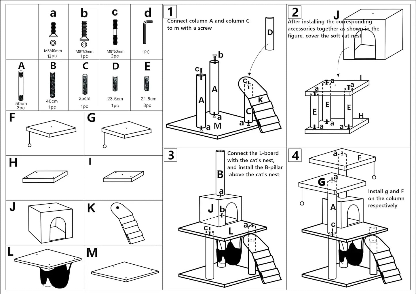 cat-tree-tower-cat-condo-with-sisal-scratching-post-activity-centre-cat-climbing-tree-with-cat-house-grey-120cm