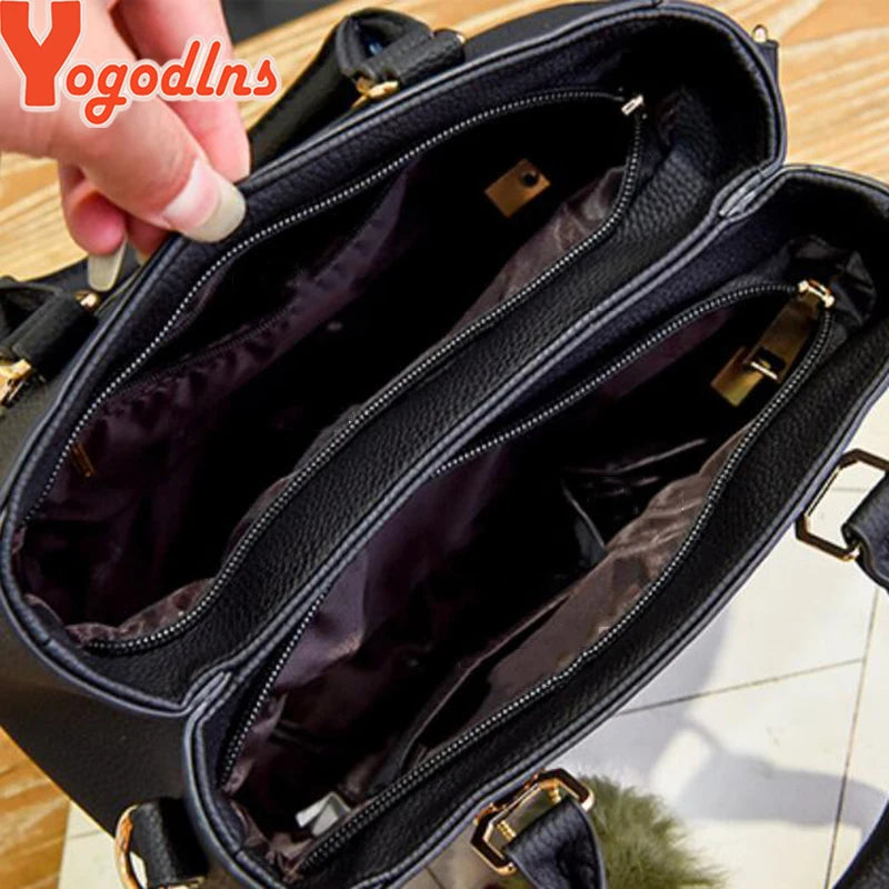 yogodlns-women-beading-pendant-handbag-ladies-embossed-shoulder-bag-ladies-messenger-bag-hairball-bags-high-quality-bag