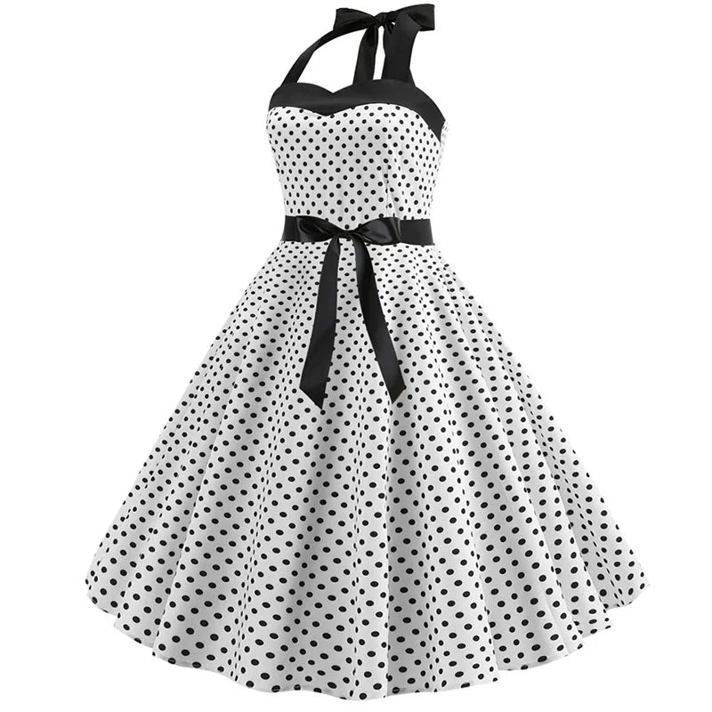 women-polka-dot-print-summer-dress-sexy-retro-white-halter-vintage-dress-robe-femme-pin-up-rockabilly-party-dress