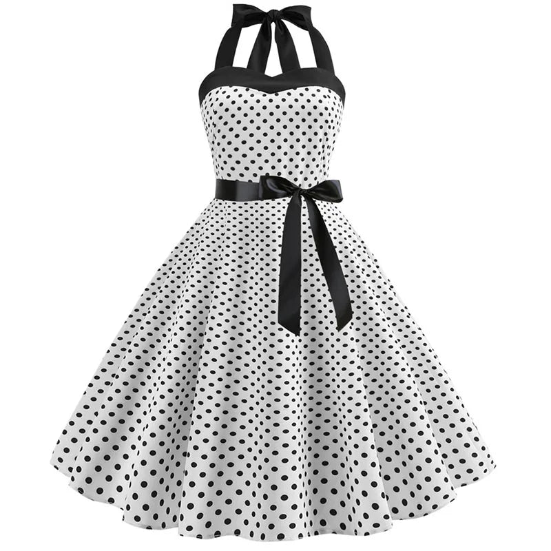 women-polka-dot-print-summer-dress-sexy-retro-white-halter-vintage-dress-robe-femme-pin-up-rockabilly-party-dress