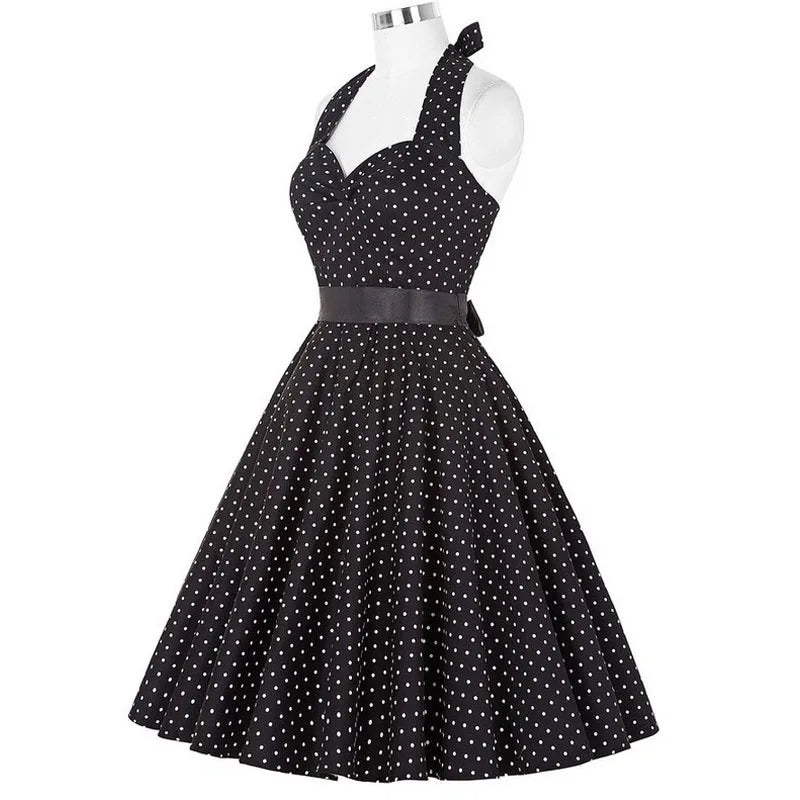 women-polka-dot-print-summer-dress-sexy-retro-white-halter-vintage-dress-robe-femme-pin-up-rockabilly-party-dress