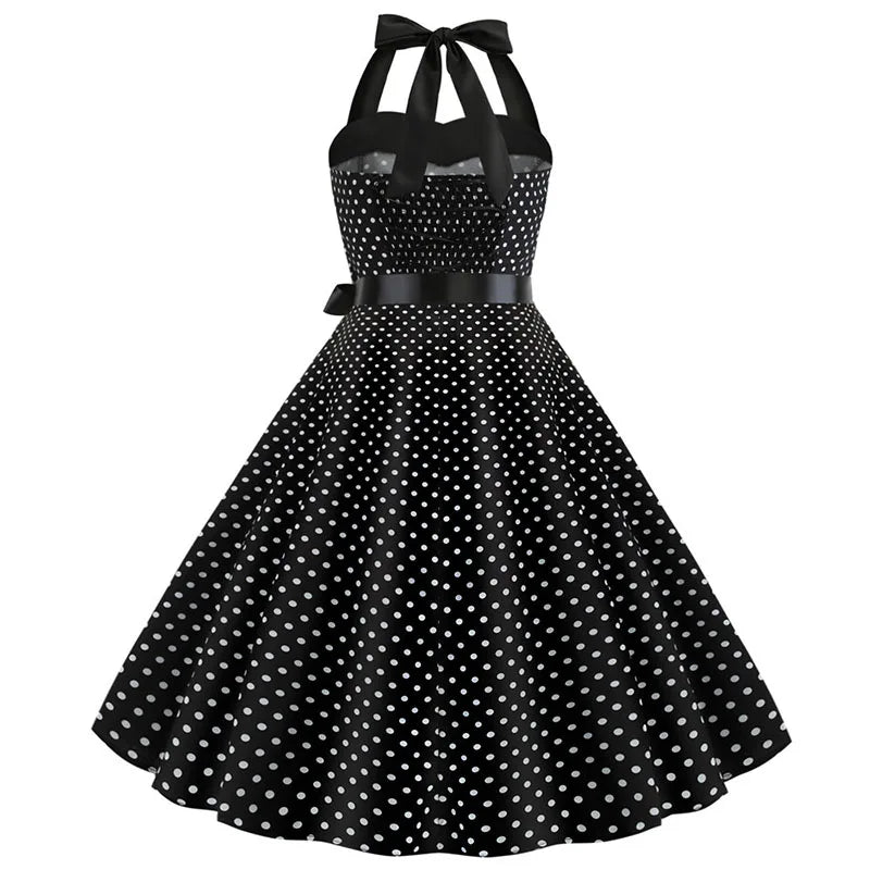 women-polka-dot-print-summer-dress-sexy-retro-white-halter-vintage-dress-robe-femme-pin-up-rockabilly-party-dress