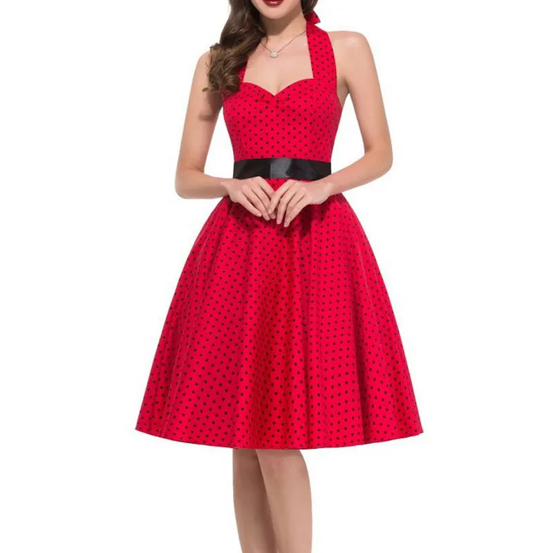 women-polka-dot-print-summer-dress-sexy-retro-white-halter-vintage-dress-robe-femme-pin-up-rockabilly-party-dress