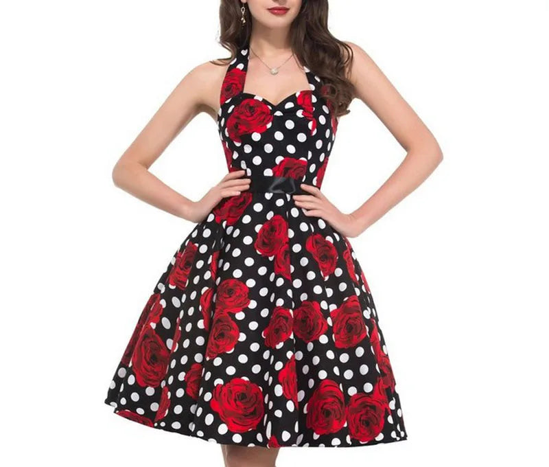 women-polka-dot-print-summer-dress-sexy-retro-white-halter-vintage-dress-robe-femme-pin-up-rockabilly-party-dress