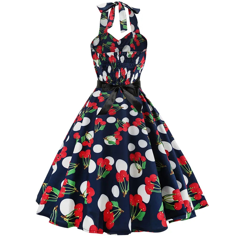 women-polka-dot-print-summer-dress-sexy-retro-white-halter-vintage-dress-robe-femme-pin-up-rockabilly-party-dress