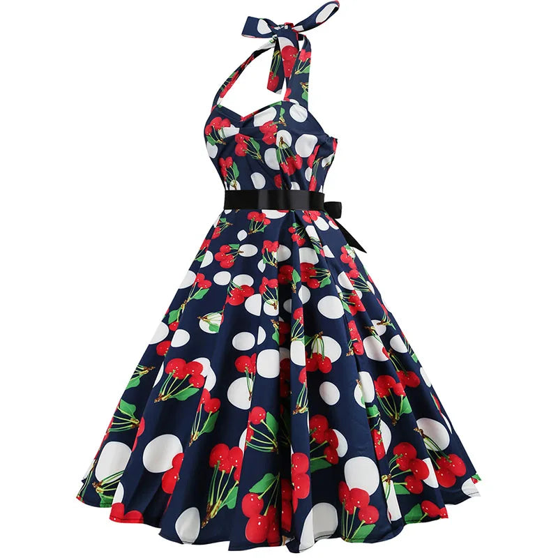 women-polka-dot-print-summer-dress-sexy-retro-white-halter-vintage-dress-robe-femme-pin-up-rockabilly-party-dress
