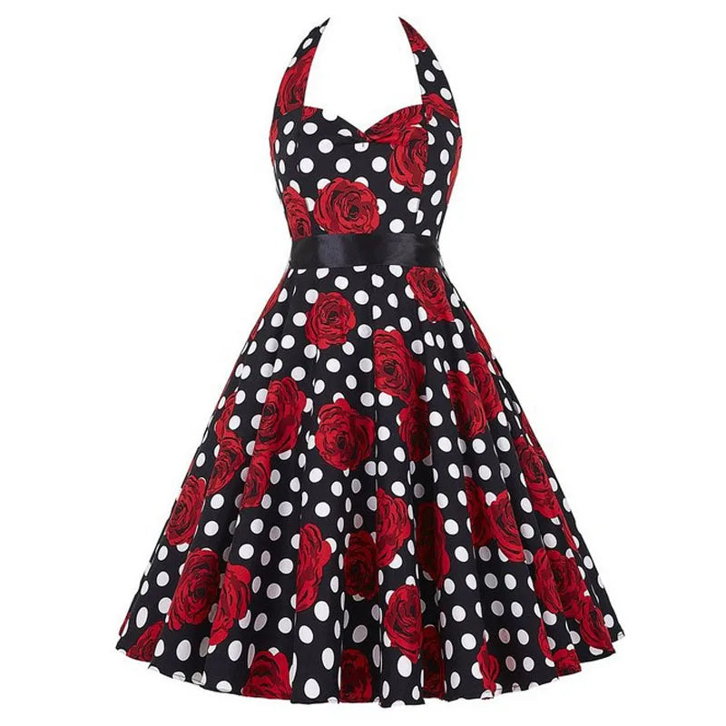 women-polka-dot-print-summer-dress-sexy-retro-white-halter-vintage-dress-robe-femme-pin-up-rockabilly-party-dress