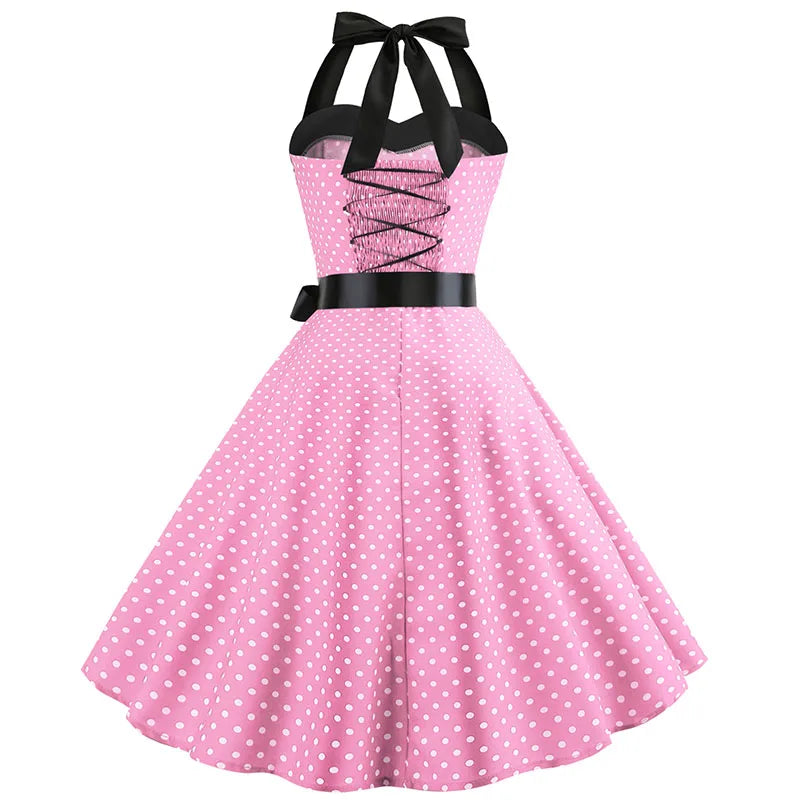 women-polka-dot-print-summer-dress-sexy-retro-white-halter-vintage-dress-robe-femme-pin-up-rockabilly-party-dress