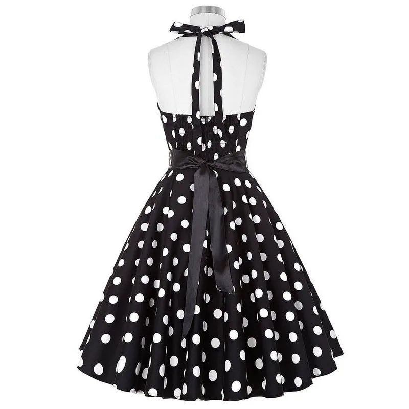 women-polka-dot-print-summer-dress-sexy-retro-white-halter-vintage-dress-robe-femme-pin-up-rockabilly-party-dress