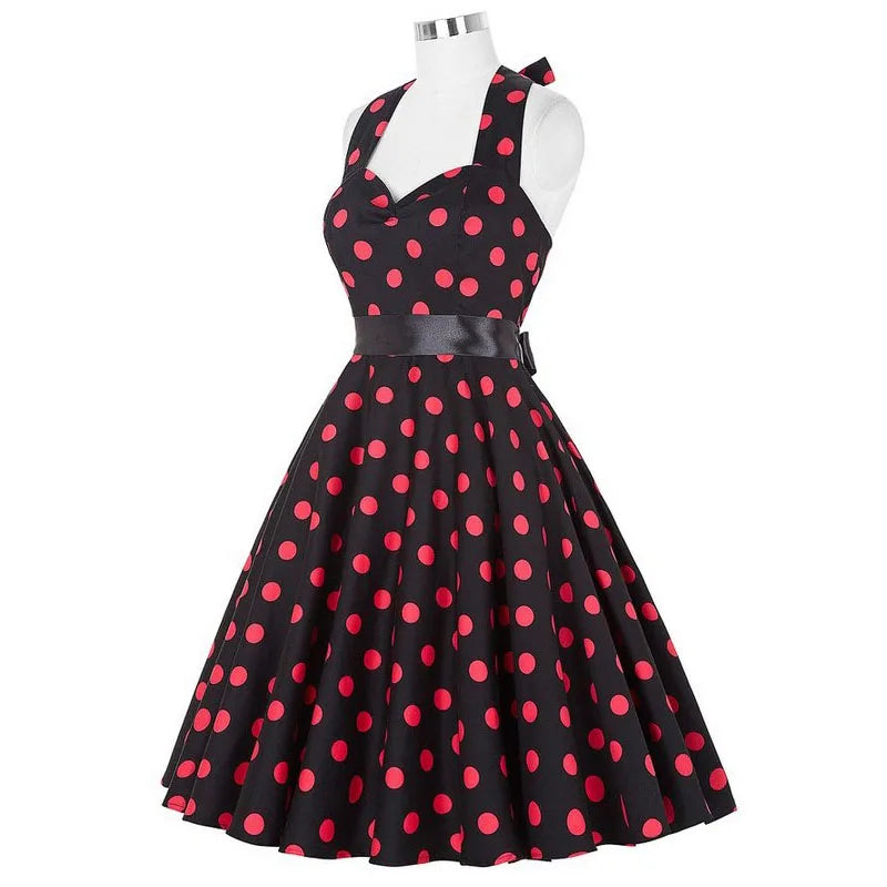 women-polka-dot-print-summer-dress-sexy-retro-white-halter-vintage-dress-robe-femme-pin-up-rockabilly-party-dress