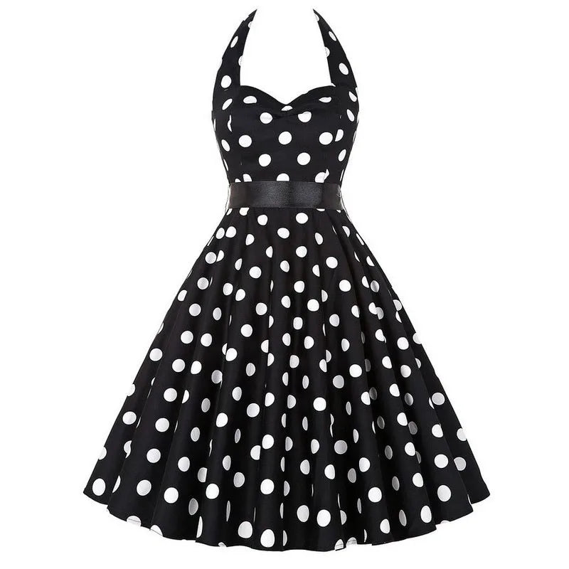women-polka-dot-print-summer-dress-sexy-retro-white-halter-vintage-dress-robe-femme-pin-up-rockabilly-party-dress
