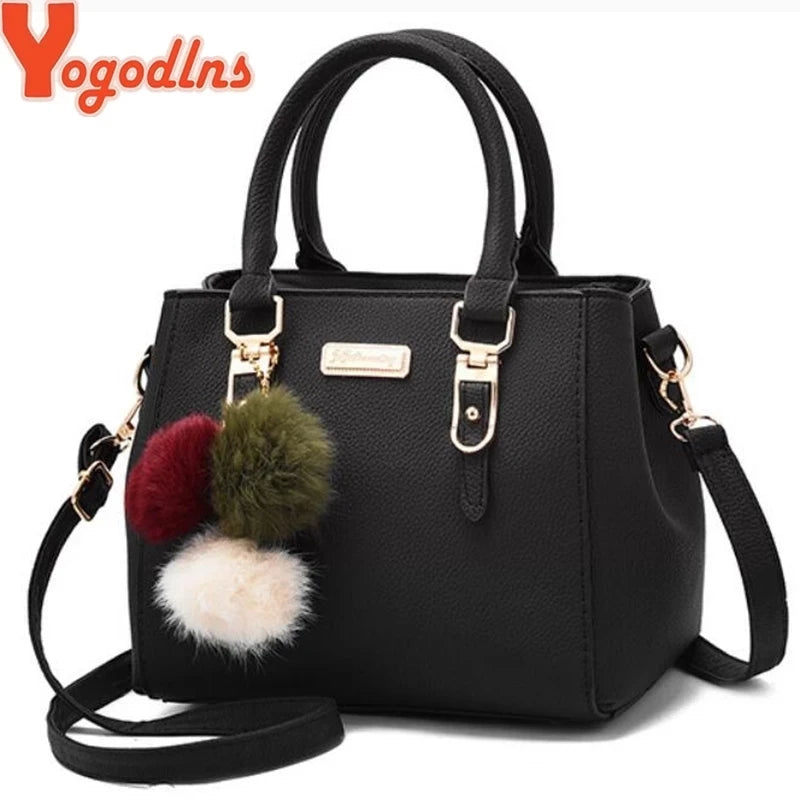 yogodlns-women-beading-pendant-handbag-ladies-embossed-shoulder-bag-ladies-messenger-bag-hairball-bags-high-quality-bag