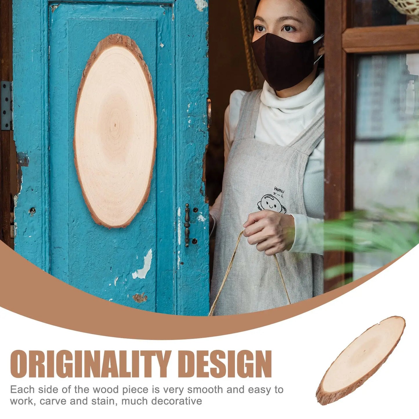 oval-wood-chips-diy-handmade-unfinished-wooden-crafts-decor-wood-cutout-blank-painting-wood-slice-environment-friendly-kids-gift