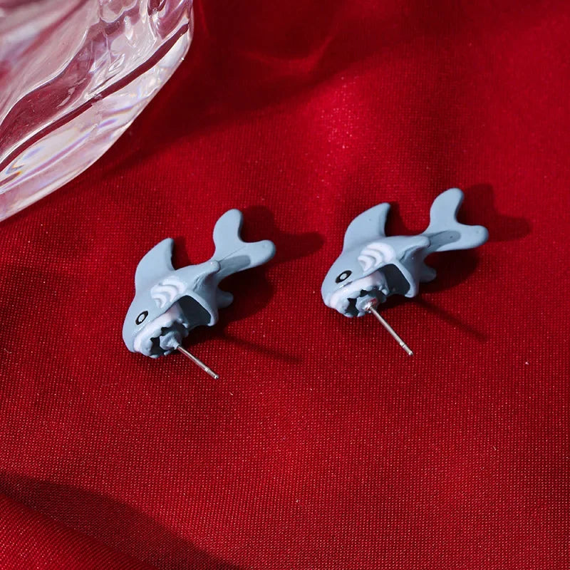 european-and-american-style-adorable-cartoon-animal-earrings-featuring-corgi-white-puppy-whale-dinosaur-shark-motifs-with-s