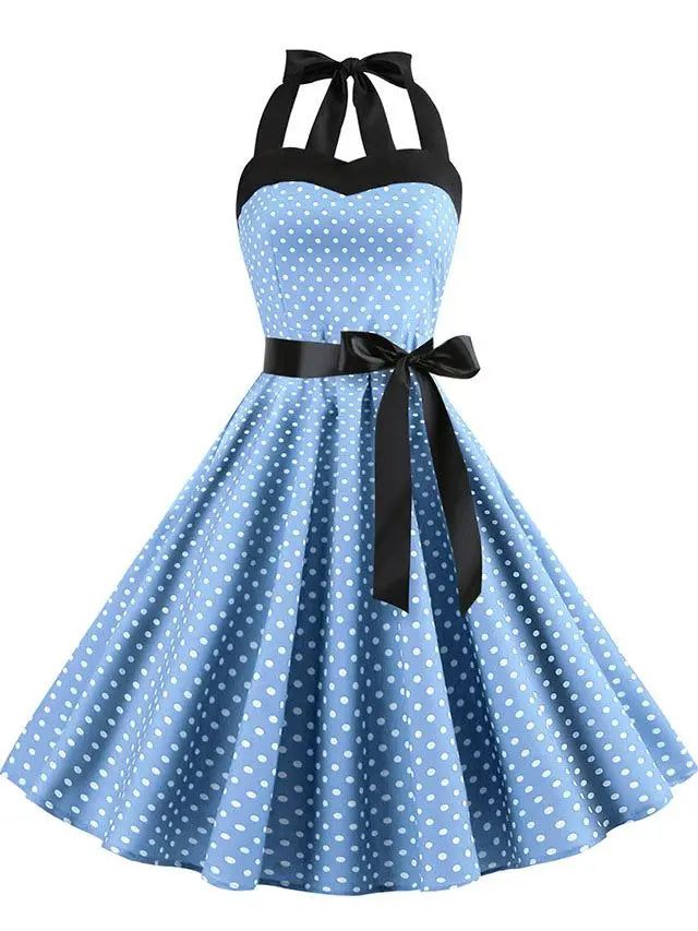 women-polka-dot-print-summer-dress-sexy-retro-white-halter-vintage-dress-robe-femme-pin-up-rockabilly-party-dress