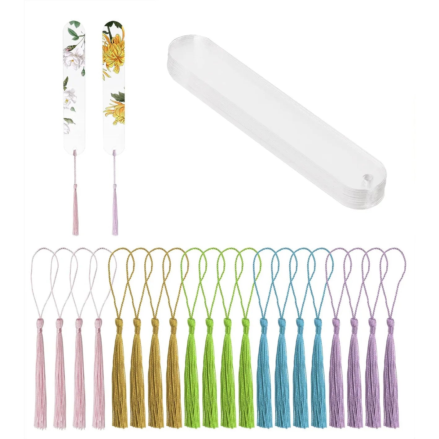 blank-clear-acrylic-bookmarks-20pcs-rectangle-craft-transparent-acrylic-book-markers-with-20pcs-small-bookmark-tassels