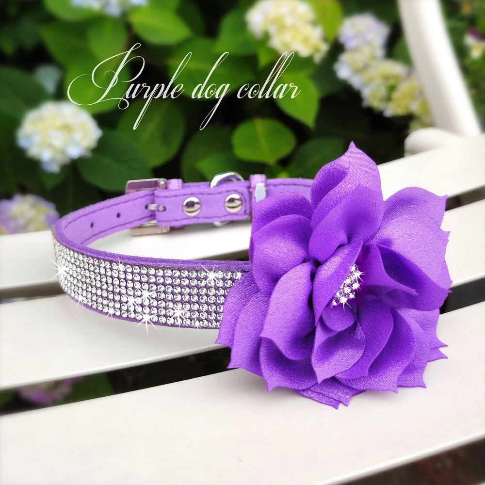 glitter-rhinestone-dog-leather-collar-cute-floral-necklace-pet-120cm-walking-leash-for-small-medium-large-dogs-chihuahua-xs-l