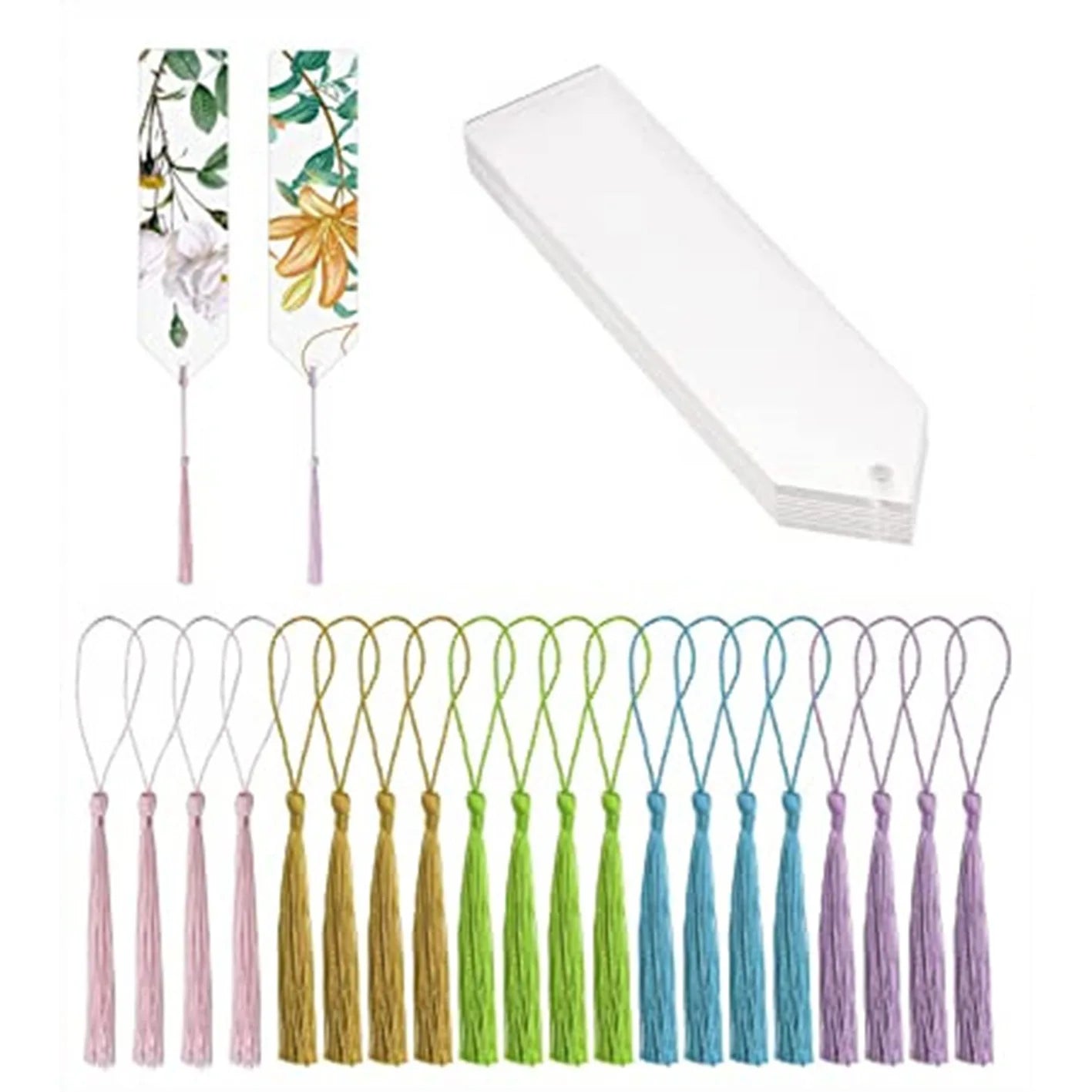 blank-clear-acrylic-bookmarks-20pcs-rectangle-craft-transparent-acrylic-book-markers-with-20pcs-small-bookmark-tassels