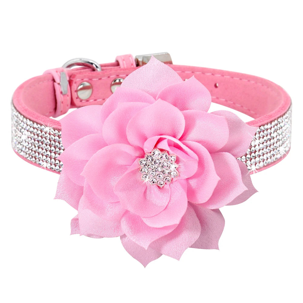 glitter-rhinestone-dog-leather-collar-cute-floral-necklace-pet-120cm-walking-leash-for-small-medium-large-dogs-chihuahua-xs-l