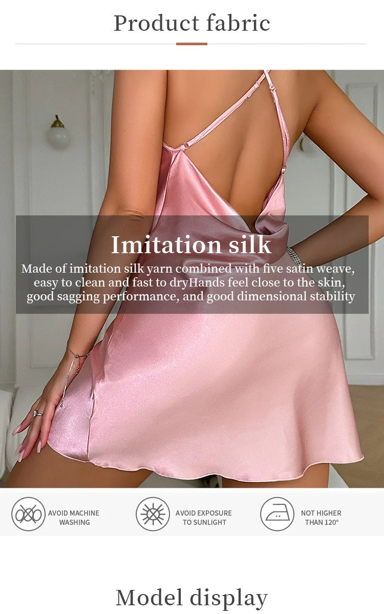 summer-sexy-satin-silk-nightdress-for-women-sleepwear-cross-strap-design-slip-mini-dress-backless-pajamas-sleepshirts
