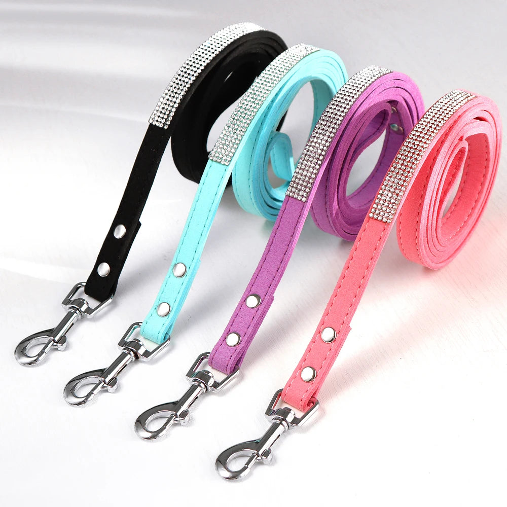 glitter-rhinestone-dog-leather-collar-cute-floral-necklace-pet-120cm-walking-leash-for-small-medium-large-dogs-chihuahua-xs-l