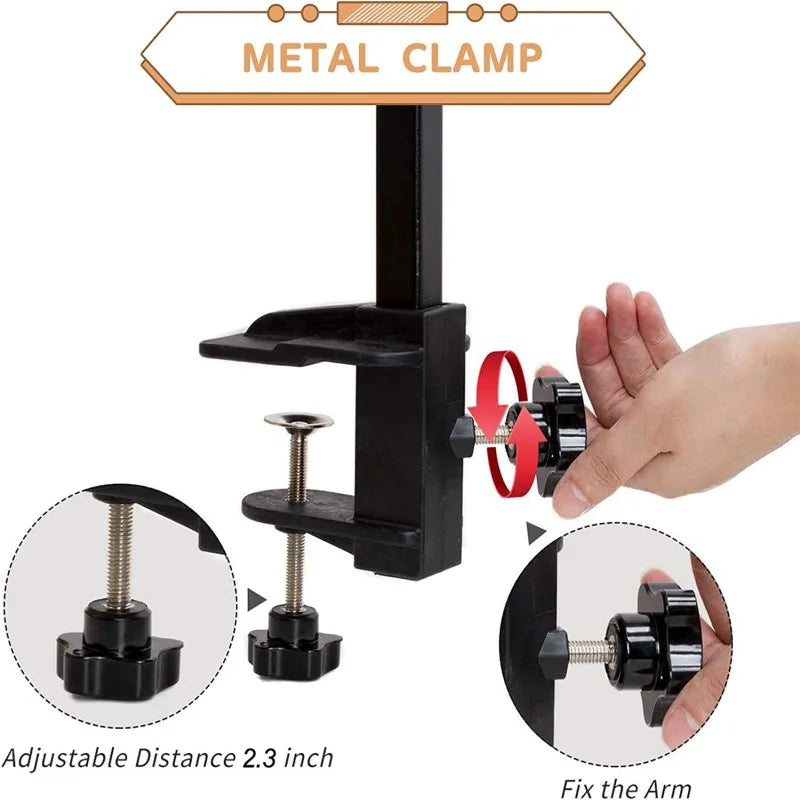 pet-foldable-grooming-bracket-adjustable-steel-suspender-grooming-table-arm-support-dog-cat-holder-desk-pet-accessories-강아지미용