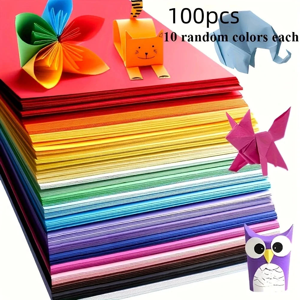 100-sheets-of-cardstock-available-in-10-colors-for-origami-art-crafts-office-supplies-scrapbooking-and-sewing-1