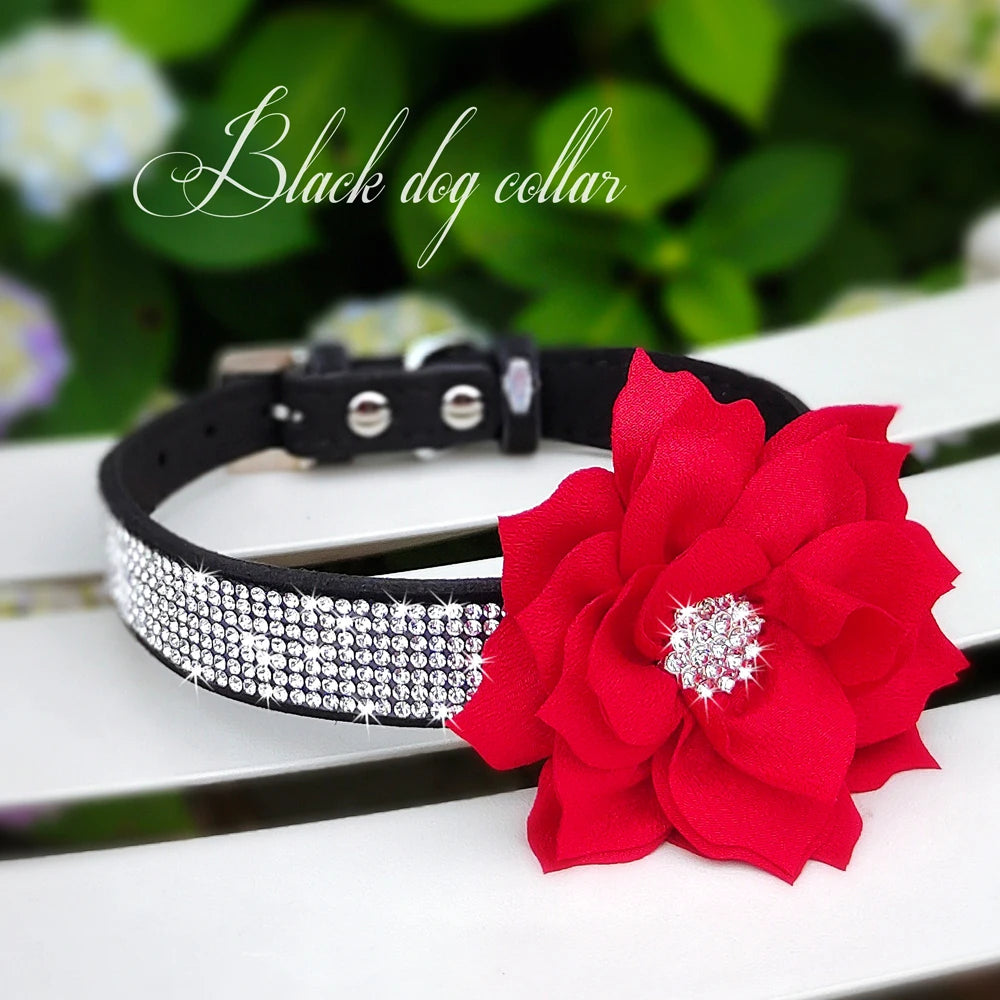 glitter-rhinestone-dog-leather-collar-cute-floral-necklace-pet-120cm-walking-leash-for-small-medium-large-dogs-chihuahua-xs-l