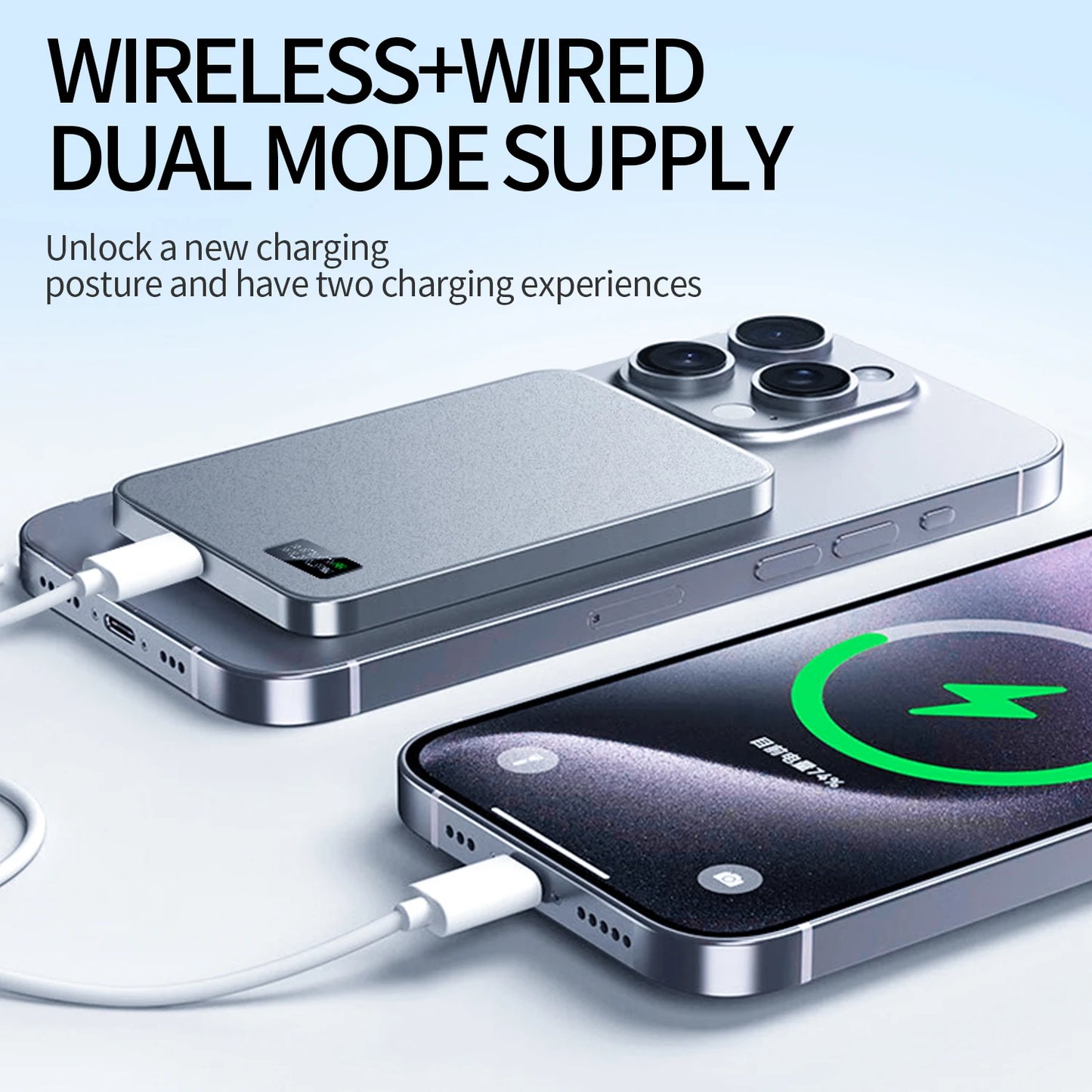 Magnetic Wireless Power Bank for MagSafe