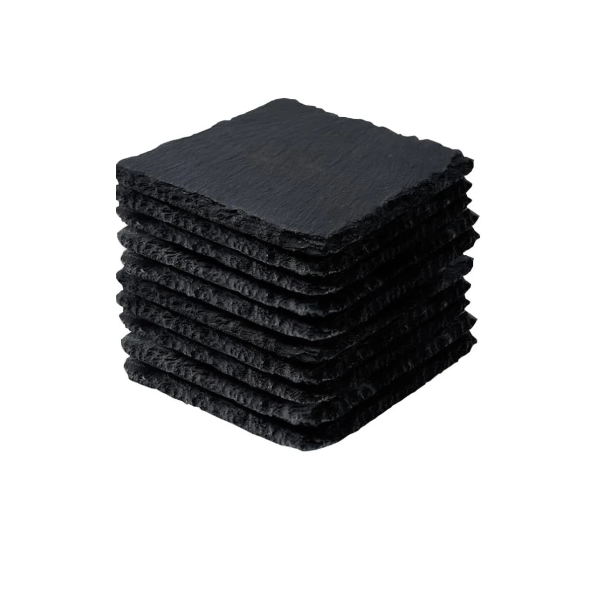 8pcs-slate-coasters-bulk-4-inch-square-round-and-hexagon-handmade-black-stone-blanks-for-laser-engraving-and-home-decor