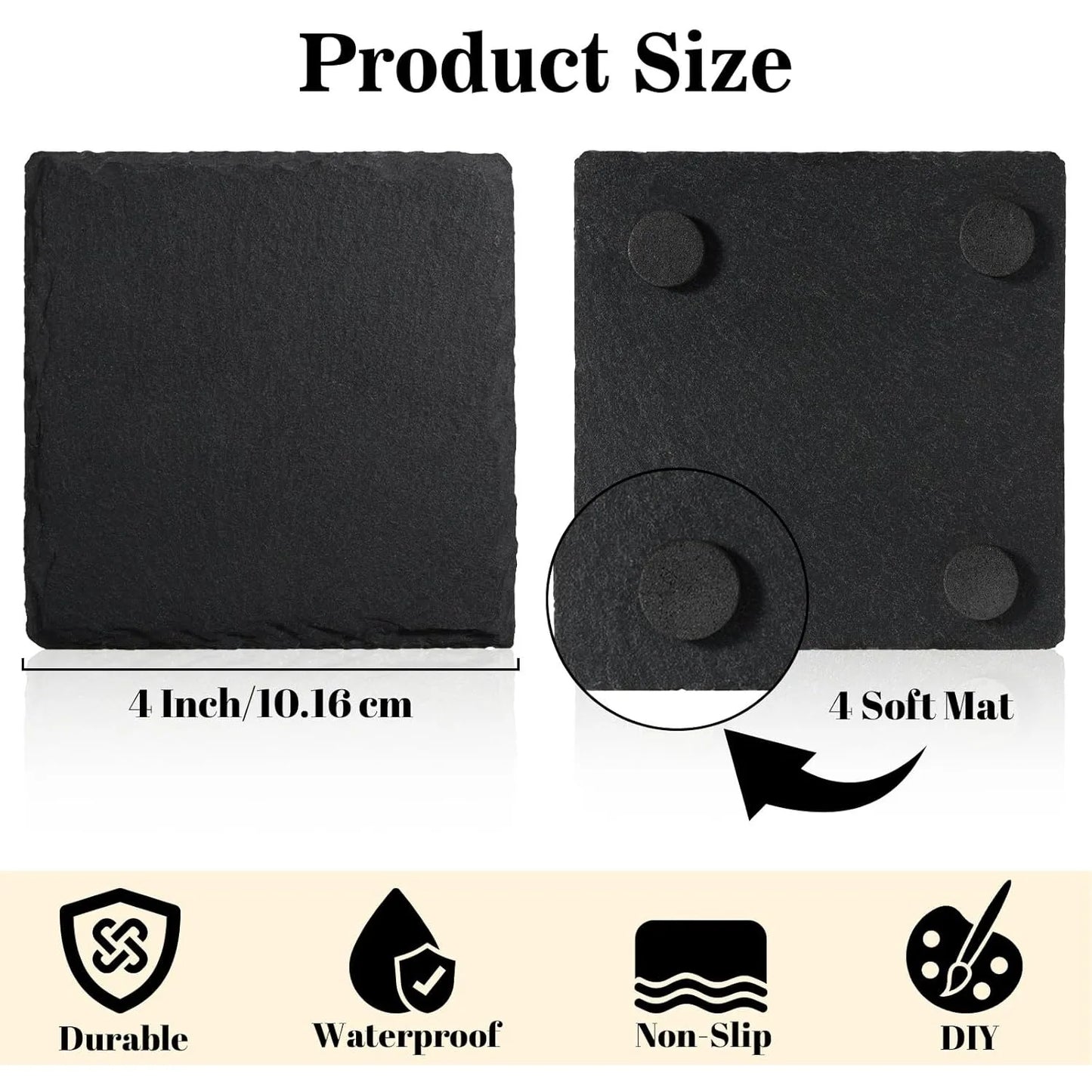 8pcs-slate-coasters-bulk-4-inch-square-round-and-hexagon-handmade-black-stone-blanks-for-laser-engraving-and-home-decor