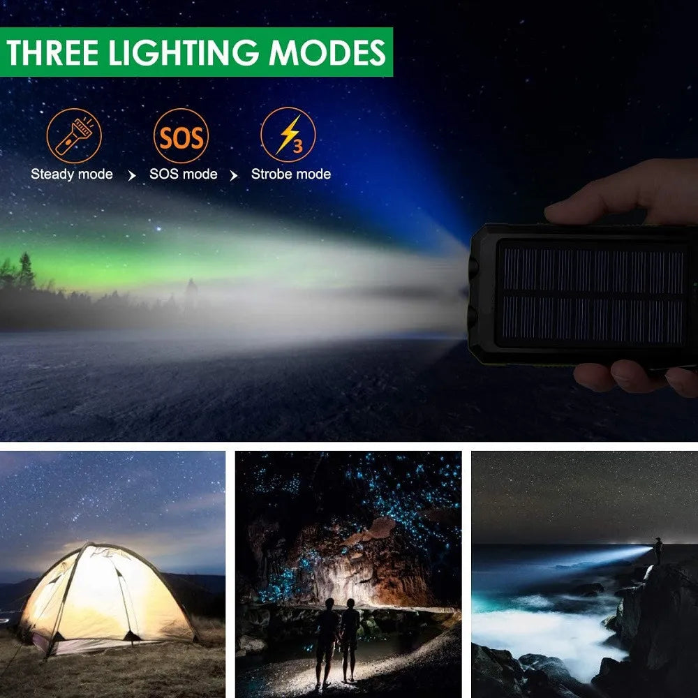 Solar Power Bank 80000mAh
