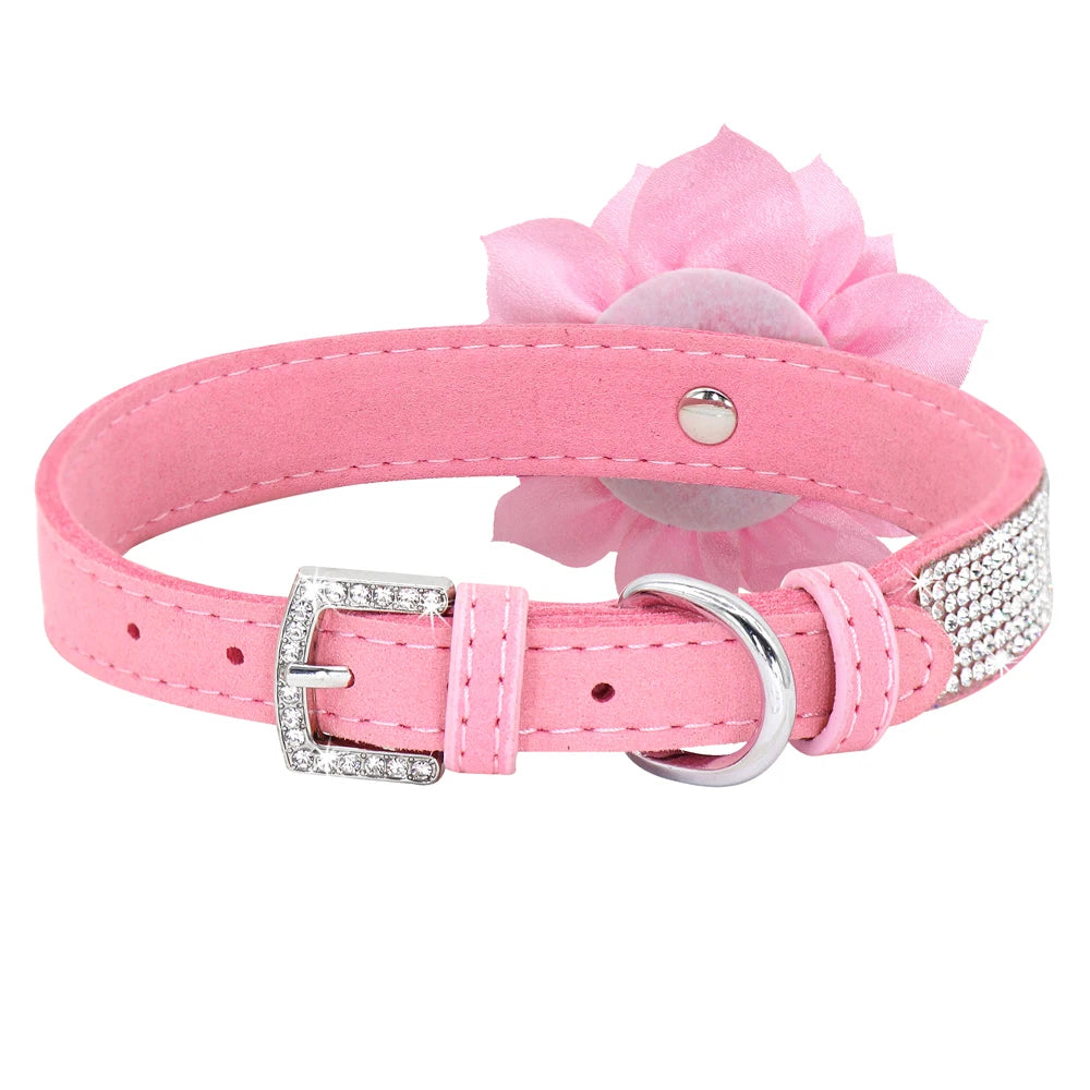 glitter-rhinestone-dog-leather-collar-cute-floral-necklace-pet-120cm-walking-leash-for-small-medium-large-dogs-chihuahua-xs-l