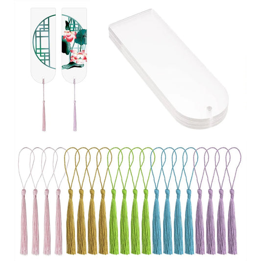 blank-clear-acrylic-bookmarks-20pcs-rectangle-craft-transparent-acrylic-book-markers-with-20pcs-small-bookmark-tassels