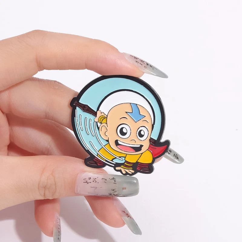 cartoon-anime-characters-enamel-pins-custom-cute-little-monk-brooches-lapel-badges-funny-jewelry-gift-for-friends
