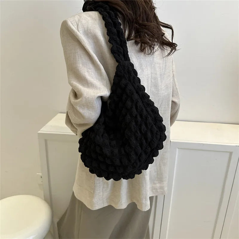 crossbody-bag-with-pleated-design-embroidered-plaid-shoulder-bag-underarm-bags-simple-large-capacity-quilted-tote-bags-for-women