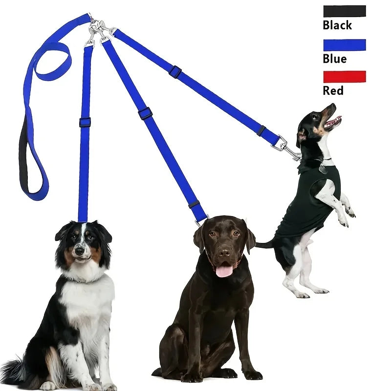 durable-3-in-1-nylon-dog-leash-with-padded-handle-for-outdoor-walking-car-travel-hiking-and-camping-three-way-pet-leash