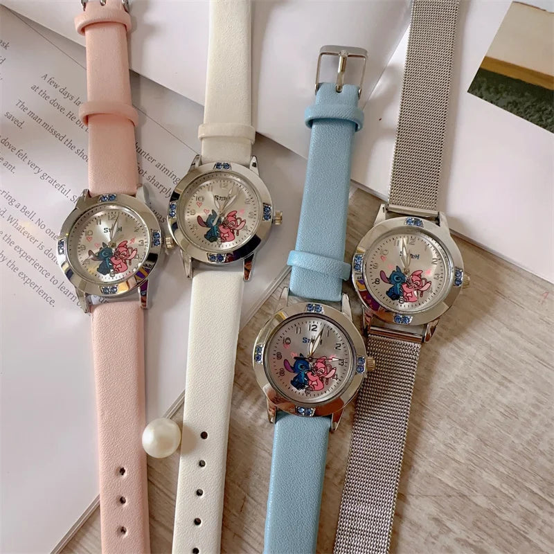disney-stitch-girls-watches-diamond-quartz-watch-for-women-stich-cartoon-leather-wristwatches-fashion-steel-belt-watch-gift