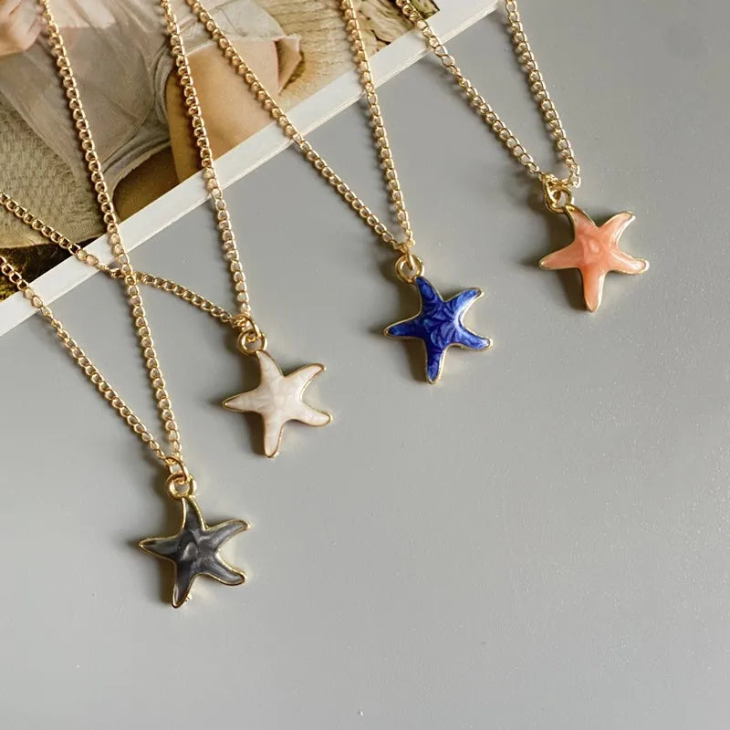 bohemia-blue-black-cute-starfish-pendant-necklace-for-women-colorful-summer-fashion-charm-necklace-jewelry-gift-for-friend