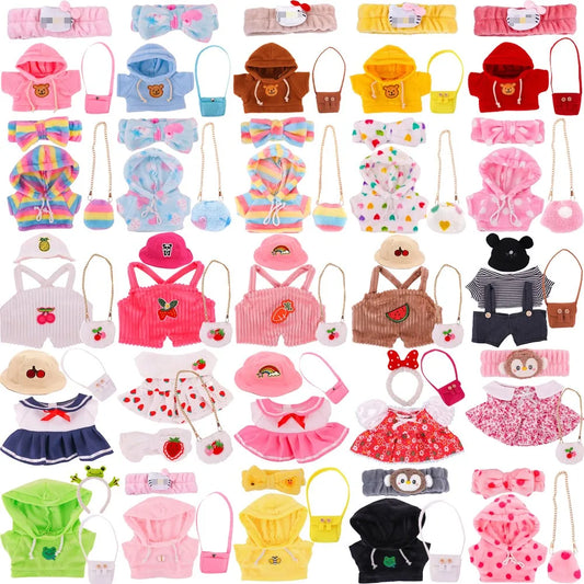 3-pcs-set-kawaii-lalafanfan-clothes-dress-accessories-for-30-cm-plush-toys-birthday-gift