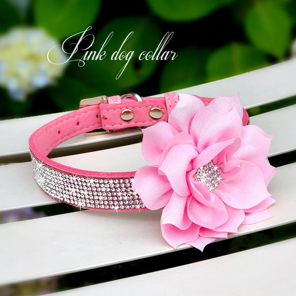 glitter-rhinestone-dog-leather-collar-cute-floral-necklace-pet-120cm-walking-leash-for-small-medium-large-dogs-chihuahua-xs-l