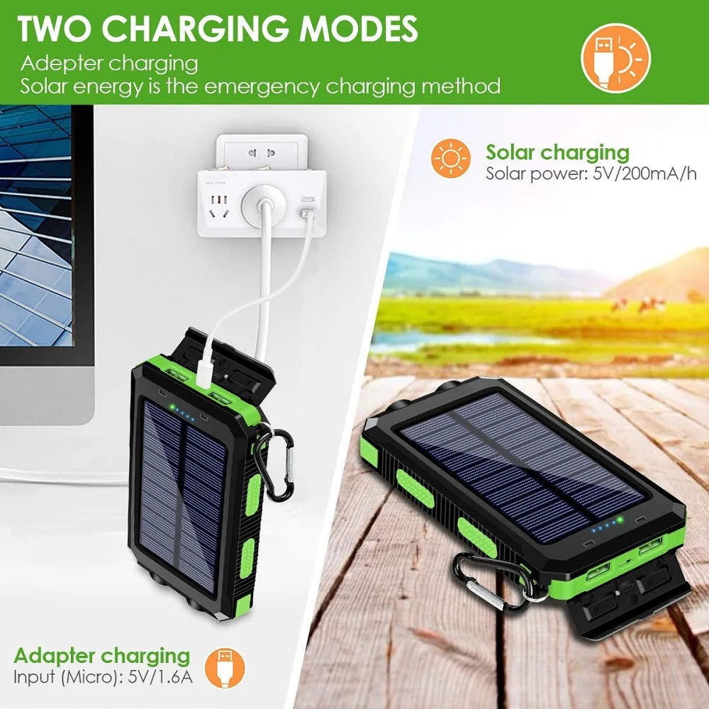 Solar Power Bank 80000mAh
