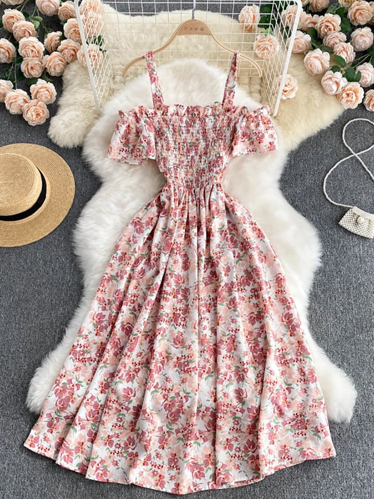 summer-sexy-slash-neck-spaghetti-strap-midi-dress-women-casual-off-shoulder-short-sleeve-vacation-beach-robe-female-clothing